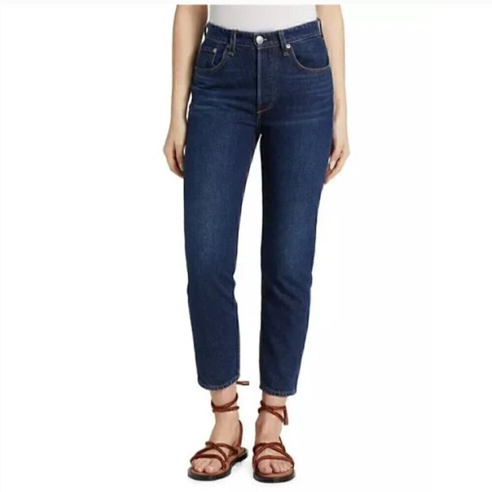 RAG & BONE New York Nina High-Rise Ankle Cigarette Jeans in Manchester Size 29